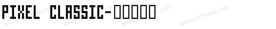 Pixel Classic字体转换